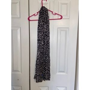 Cheetah print scarf